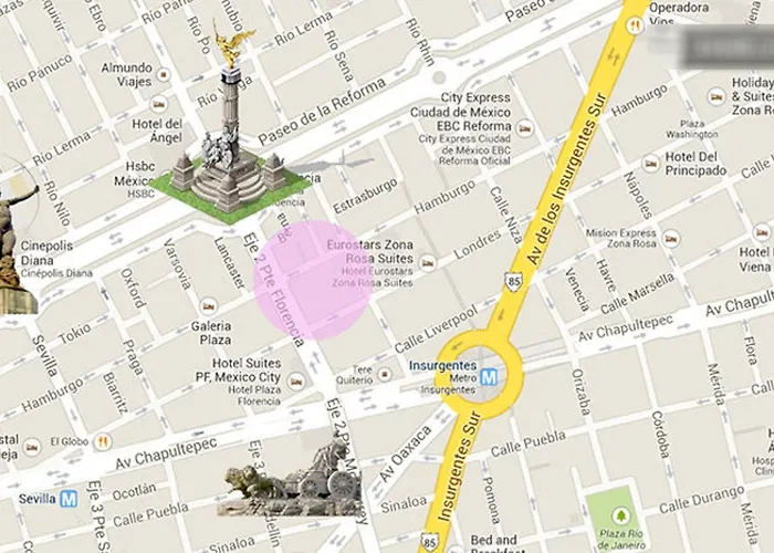 Duplex Penthouse Zona Rosa 公寓 *
